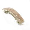 1 Smooth Barrette, Approx. 10 x 1.7 cm, Pink Stripe Décor view 1