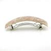 1 Smooth Barrette, Approx. 10 x 1.7 cm, Pink Stripe Décor view 2