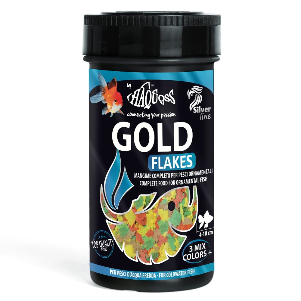 Haquoss Goldflake Flake Food for Red Fish 250 ml/38 g