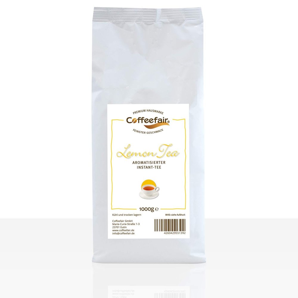 Coffeefair Lemon Tea Instant Lemon Tea, 10 x 1 kg, for Vending Machines