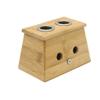 Winterworm Bamboo Moxa Box, Two-Hole view 1