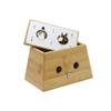 Winterworm Bamboo Moxa Box, Two-Hole view 3