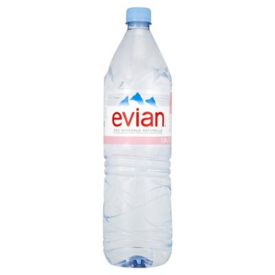 Evian Water 1.5 L, 12-Pack