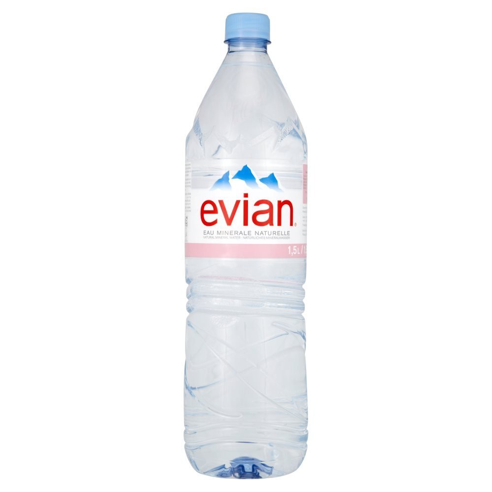 Evian Water 1.5 L, 12-Pack