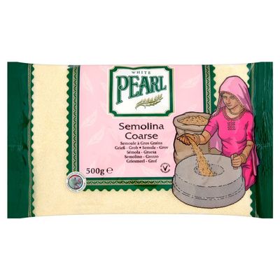 White Pearl Coarse Semolina, 10 x 500 g