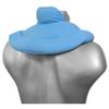 Light Blue Neck Wrap with Stand-Up Collar – Flaxseed Heating Pillow view 2