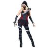 California Costumes Women's Sexy Ninja—Black/Red, X-Small view 2