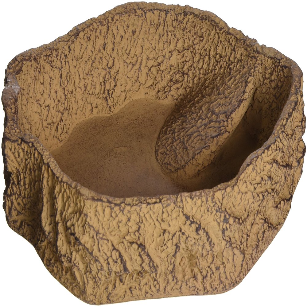 JBL ReptilBar 71086 XL Food, Water & Bath Dish for Terrarium Animals, Sand