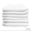 tex family Set of 6 Guest Towels, Cotton, Solid Color, Honeycomb Pattern, White view 2