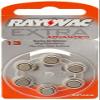wns-emg-world Pack Compatible with Rayovac Hearing Aid Batteries Type 13, 6 Pieces view 1