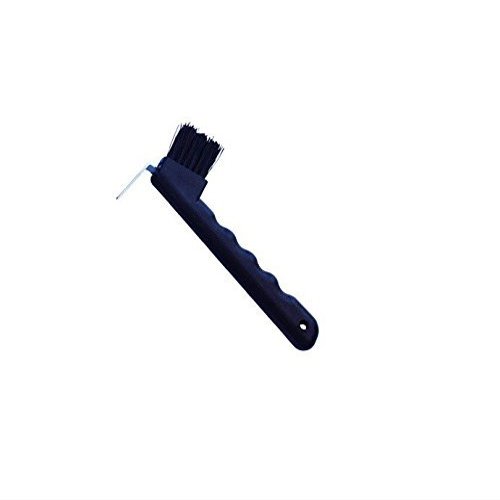 Hoof Scraper with Brush - Black by netproshop