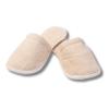 Eco Bath London Natural Terry Slippers, Luxurious, 100% Organic Cotton, Ultra-Soft, Machine Washable, Bath and Home Slippers, Size XL (44–46) view 1