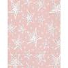 (old 600012)(new) Lunch Napkins 33 x 33 cm (Stellar Dust Rose), Star, Pink, Rose, White... view 1