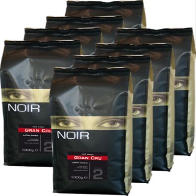 Café Crème Noir Gran Cru 8 x 1,000 g | Coffee Beans