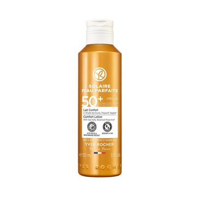 Yves Rocher SOLAIRE PEAU PARFAITE SPF 50+ Sunscreen Lotion – Face & Body – 150 ml