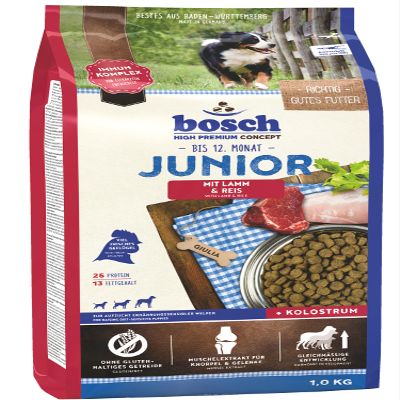 bosch HPC Junior with Lamb & Rice | Dry Dog Food for Sensitive Puppies | 1 x 1 kg