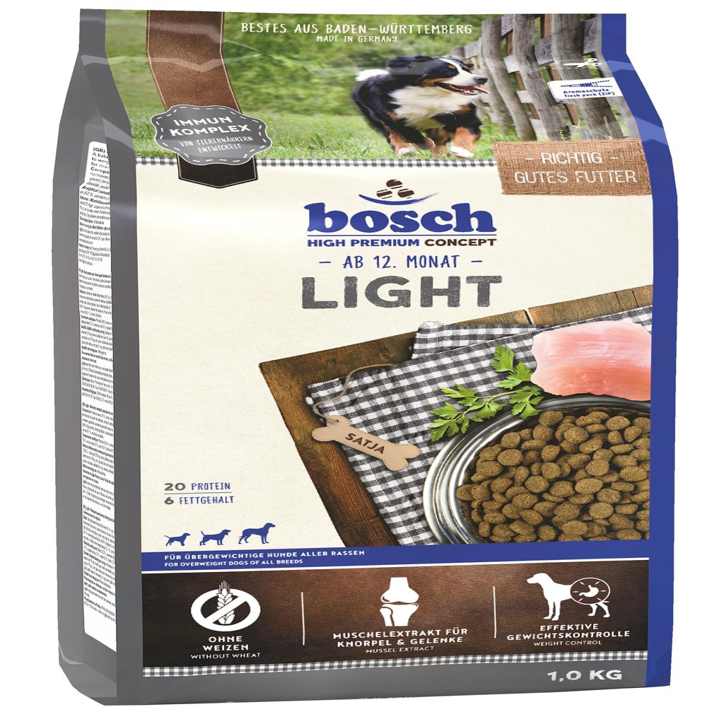 bosch HPC Light | Dry Dog Food for Overweight Dogs | 2.5 kg