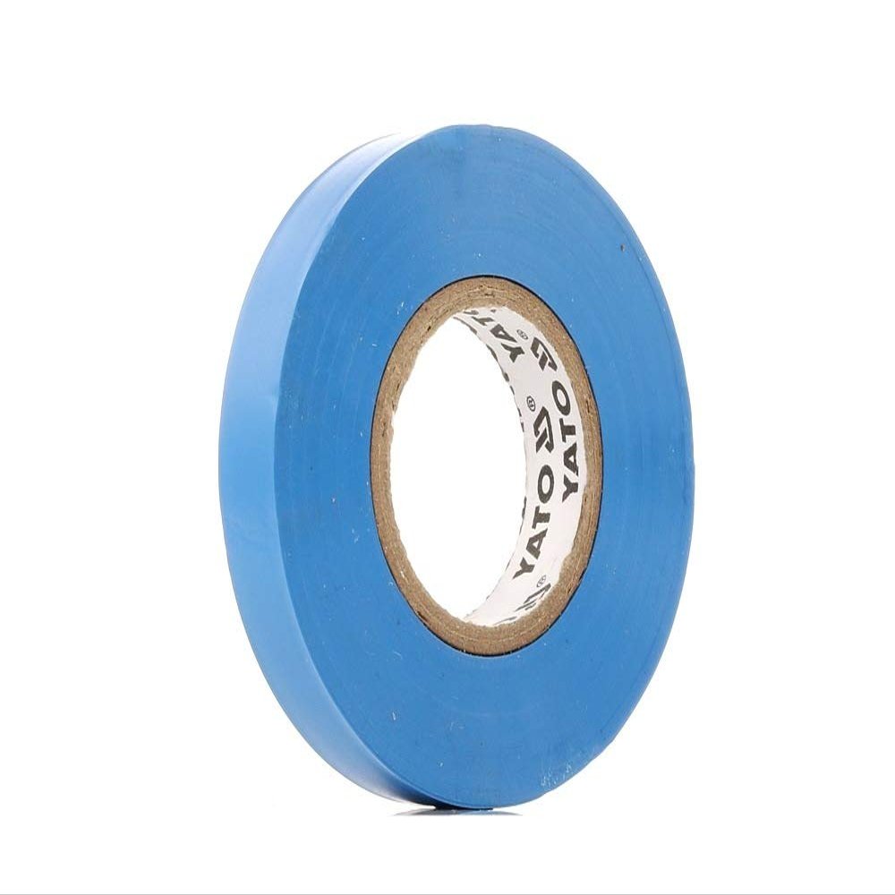 Yato YT-81591 PVC Electrical Insulation Tape, 0.13 mm x 15 mm x 10 m, Blue
