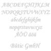 Light Gray Acrylic Letters – MT – 3 mm, Custom Text, 15 cm, Lowercase g view 2