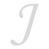Light Gray Plexiglass Letters – MT, 3 mm, 5 cm, Uppercase J view 1