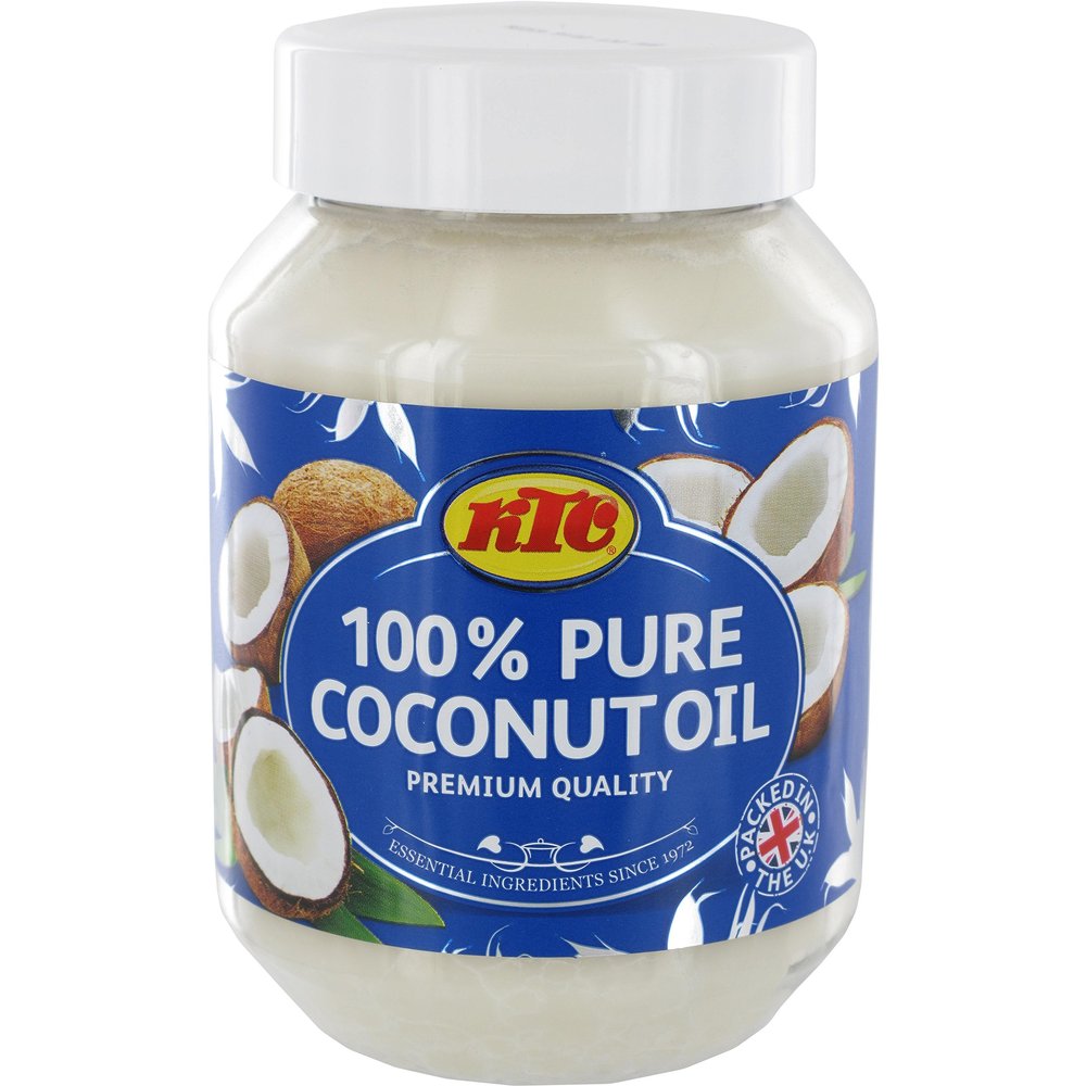 12 x 500 ml KTC 100% Pure Coconut Oil + Small Wooden Lucky Doll