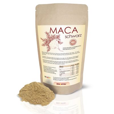Black Maca Root Powder, Gelatinized Extrudate, 500 g