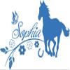 GRAZDesign Personalized Horse Wall Decal with Name for Girls’ Rooms view 2