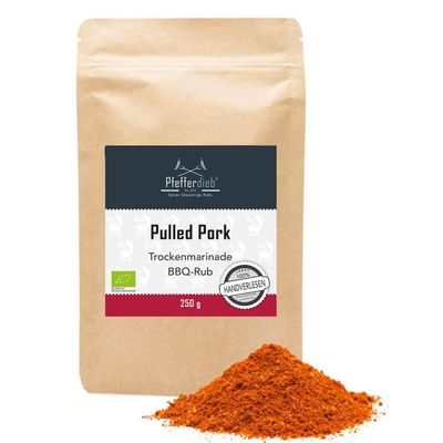 Pulled Pork BBQ Rub | Organic Spice Blend & Dry Marinade | 250 g - Pfefferdieb