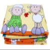 BabyLux Baby Bedding Set, 2-Piece, 90 x 120 cm, Orange Sheep view 4