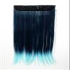 WIG ME UP Clip-In Hair Extension, 5 Clips, Straight, Blue Two-Tone Mix, 25 x 60 cm view 2