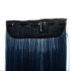 WIG ME UP Clip-In Hair Extension, 5 Clips, Straight, Blue Two-Tone Mix, 25 x 60 cm view 3