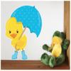Samunshi Chick with Umbrella Wall Decal, 50 x 60 cm view 2