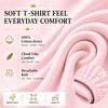 Family Bedding Cotton Thick Jersey Single Bed Fitted Sheet, 100 x 200 cm, Pink view 3