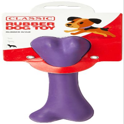 Classic Rubber Bone for Dogs