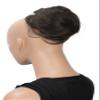CAISHA Hepburn Hair Bun Hairpiece, 10 cm, Chocolate Brown DC12 view 1