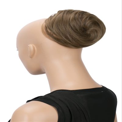 CAISHA Hepburn Hair Bun Hairpiece, Light Brown, DM10cm DC14