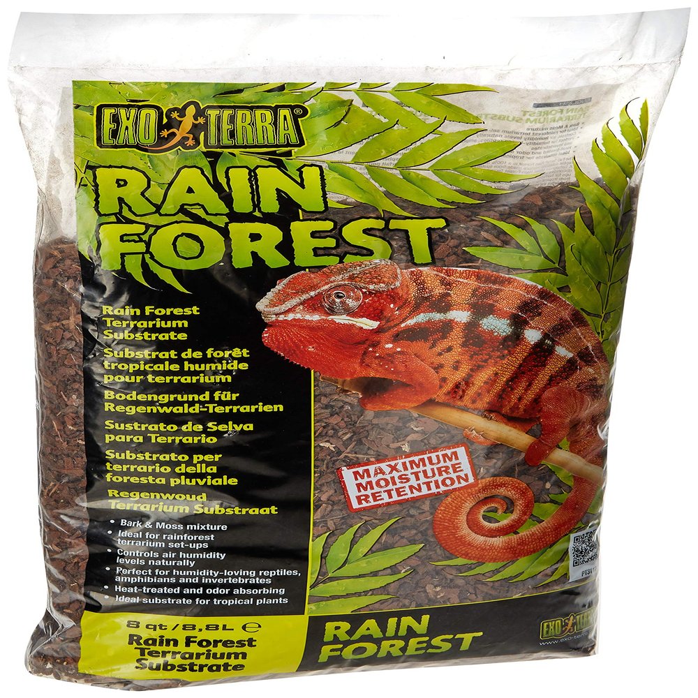 Exo Terra Rain Forest Substrate, 100% Natural Mix, 8.8L