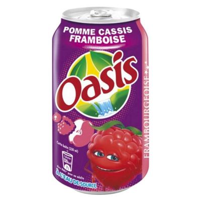 Oasis Apple Blackcurrant Raspberry 33 cl (Pack of 24)
