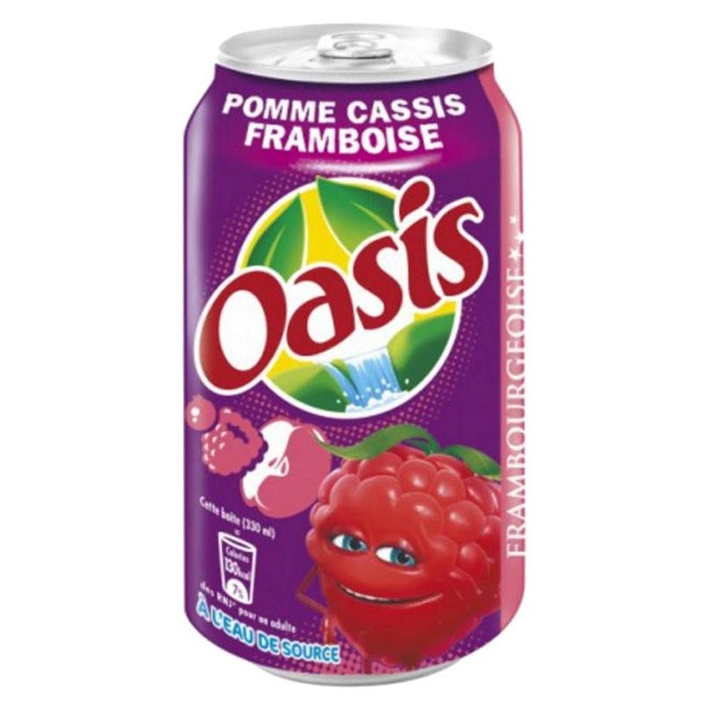 Oasis Apple Blackcurrant Raspberry 33 cl (Pack of 24)