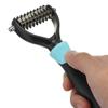 BlueMoo Professional Pet Comb for Dogs and Cats, 10 Blades (Blue) view 2