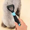 BlueMoo Professional Pet Comb for Dogs and Cats, 10 Blades (Blue) view 4