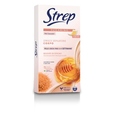Sugaring Body Hair Removal Strips, 20 Strips