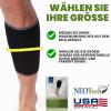 NEOtech Care Calf Sleeve - Elastic, Breathable Compression (Black, 1 Unit, Size L) view 2