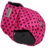 Glenndarcy Female Dog Diapers - Waterproof Fabric, Pink Black Dots, XL Pants Only view 1