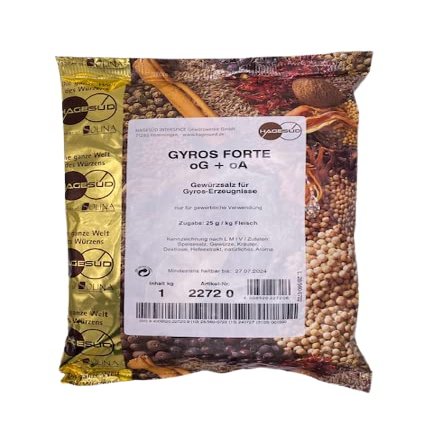 Hagesd Gyros Forte Seasoning Salt, 1 kg Bag