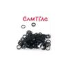 Black Dog Hair Ties 100 pcs view 2