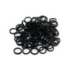 Black Dog Hair Ties 100 pcs view 4