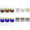 Clear Glass Jar 100 ml with Silver Lid view 2