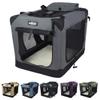 EliteField Soft Folding Dog Crate with 3 Doors, 91.4 x 61 x 71.1 cm, Gray view 1