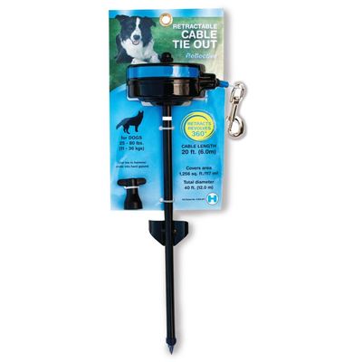 Tirrito MH HM Retractable Tie-Out Cable for Dogs, Medium, 1.5 kg